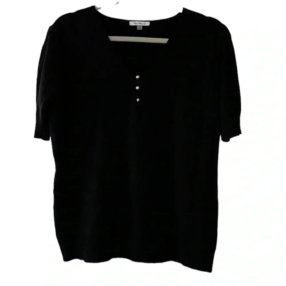 Vila Milano Sweater with gold buttons size M